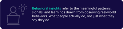 Behavioral Insights Call Out Box